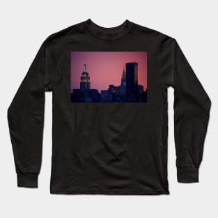 Empire State Building and Chrysler Building Long Sleeve T-Shirt